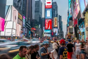 Marken am Times Square in New York