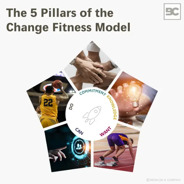 The 5 Pillars of the Change Fitness Model